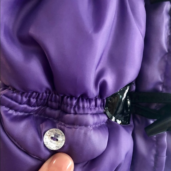 2T purple puffer vest - Picture 3 of 4